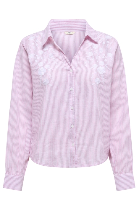 Only onlcosima l/s emb shirt ex wvn
